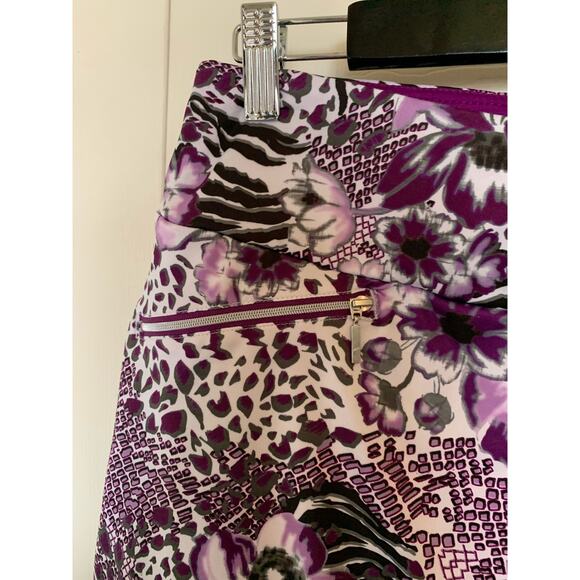 GG biue skort size large Purple & white print - Picture 5 of 6